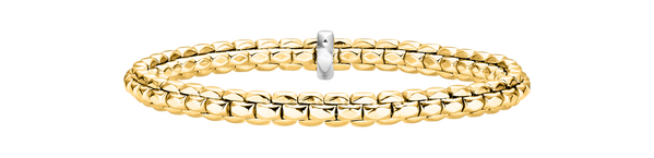 Brogle Classic gold bracelet flexible 5.5mm Brogle Classic gold bracelet flexible 5.5mm