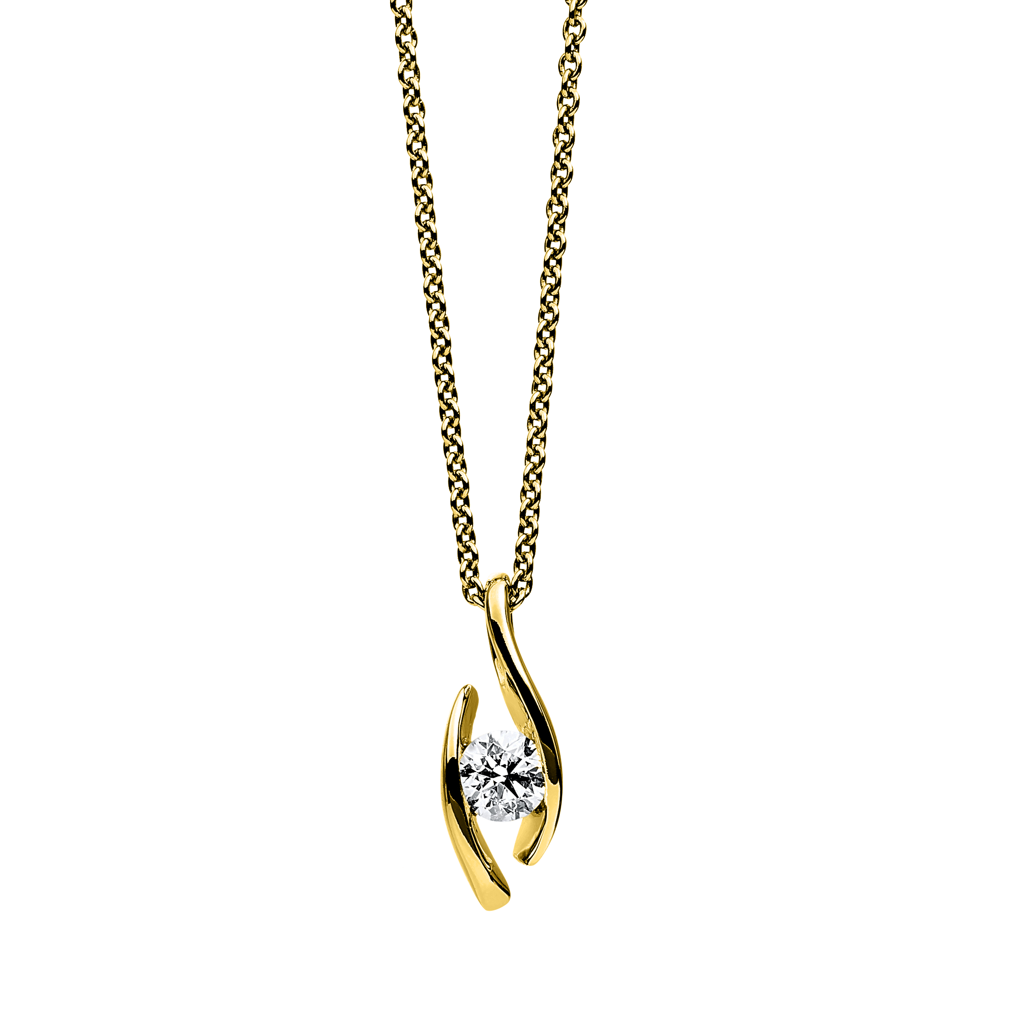 Brogle solitaire necklace Brogle solitaire necklace