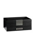 Heisse & Söhne watch box Monteray 10+ ash - black satin finish