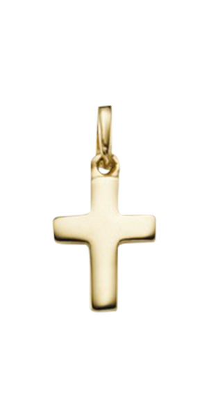 Brogle Classic cross pendant in gold Brogle Classic cross pendant in gold
