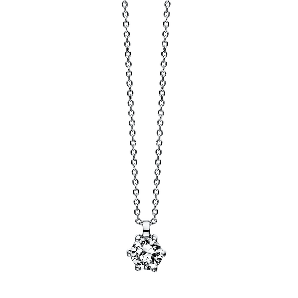 Brogle solitaire necklace Marie up to 0.25 carat