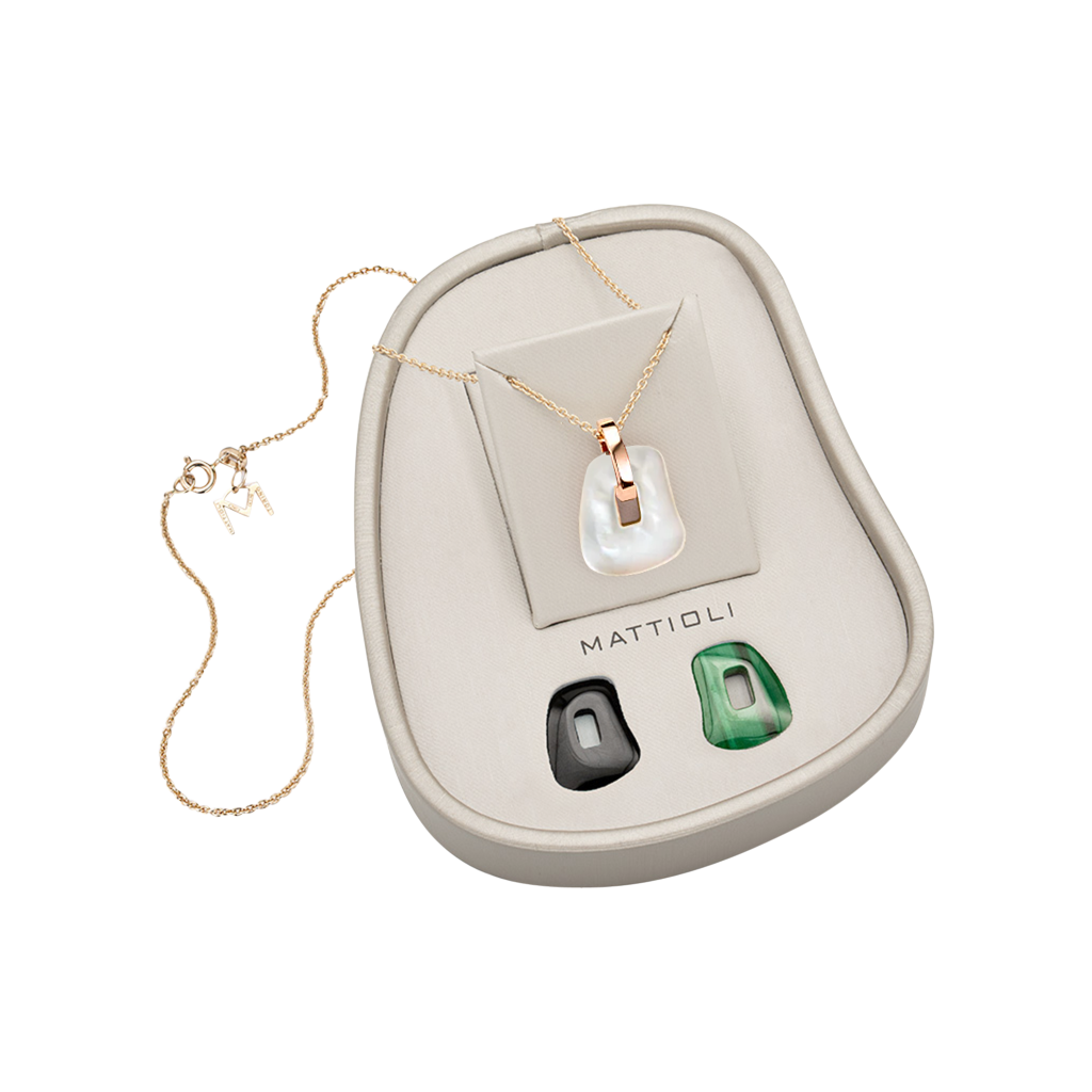 Mattioli Puzzle necklace box, small with 3 puzzles Mattioli Puzzle necklace box, small with 3 puzzles