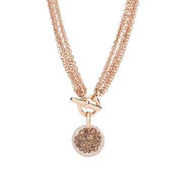PCC3054 O7000 B0BRB 020 Pomellato necklace sabbia rose gold 18kt brown diamond diamond a8344110ed2393e80