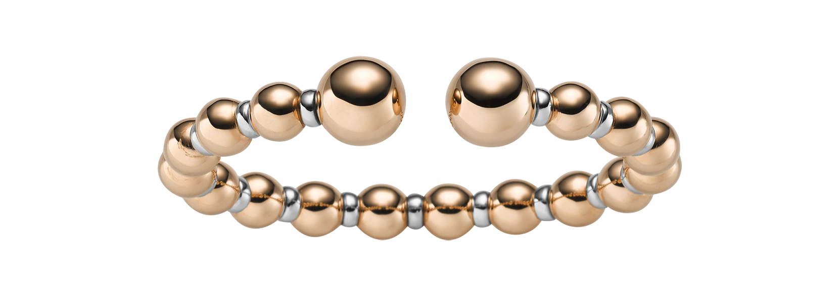 Brogle Classic Bicolor Goldarmspange 7,5mm Brogle Classic Bicolor Goldarmspange 7,5mm