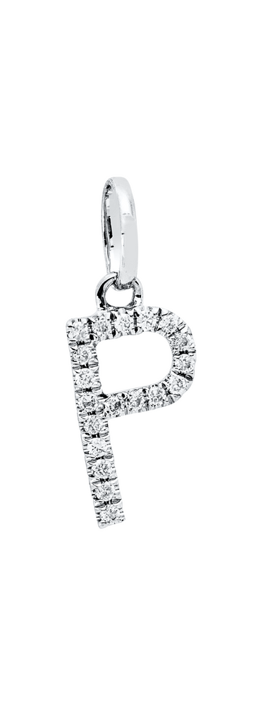 Brogle Classic Buchstabenanhänger P mit Diamanten Brogle Classic Buchstabenanhänger P mit Diamanten