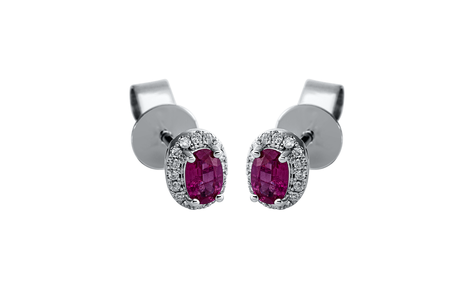 Brogle Classic ruby stud earrings