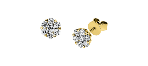 Brogle Classic diamond stud earrings Brogle Classic diamond stud earrings