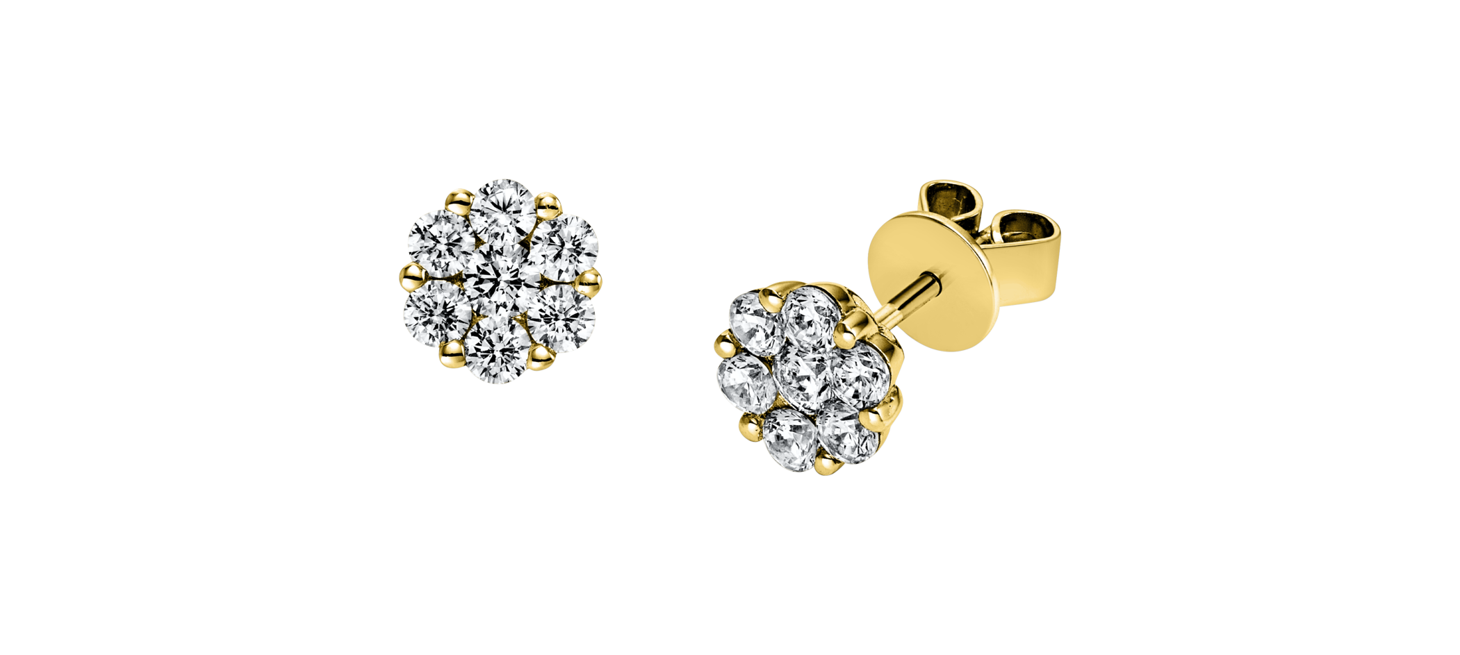 Brogle Classic diamond stud earrings Brogle Classic diamond stud earrings