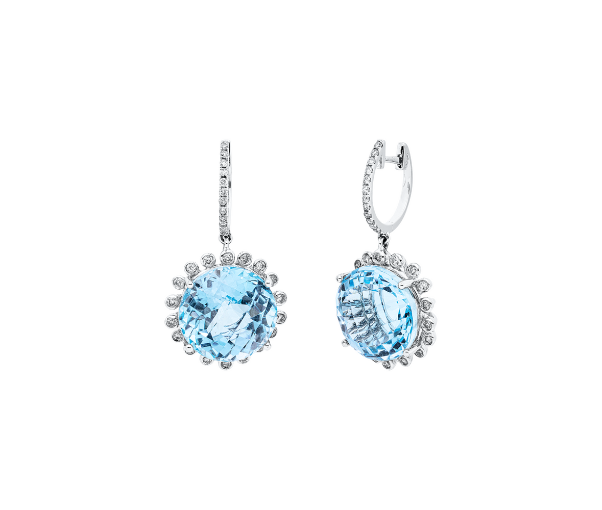 Brogle Classic topaz earrings