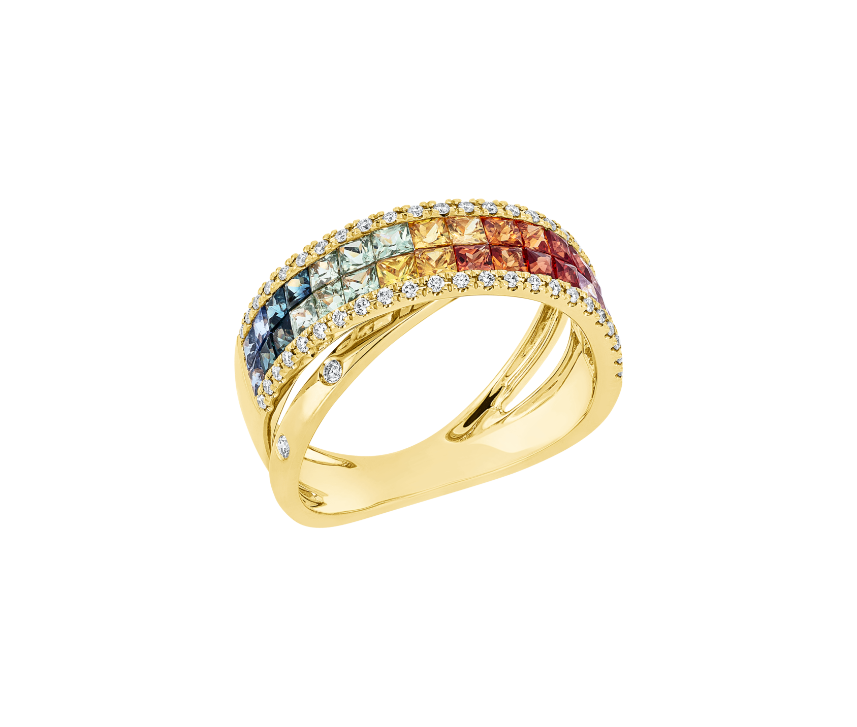 Brogle Classic Saphirring Rainbow Brogle Classic Saphirring Rainbow