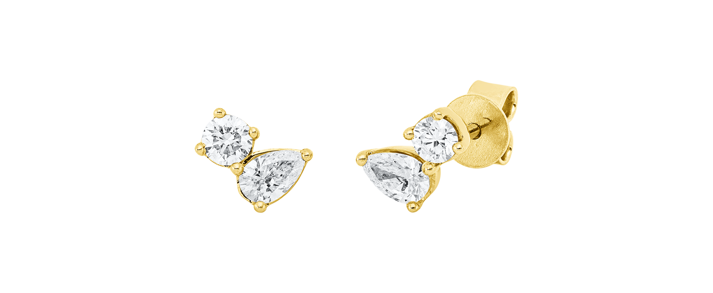 Brogle Classic diamond stud earrings