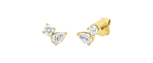 Brogle Classic diamond stud earrings