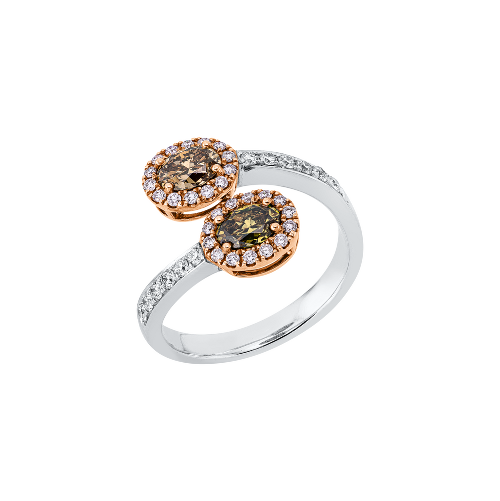Brogle Selection Bicolor diamond ring Brogle Selection Bicolor diamond ring