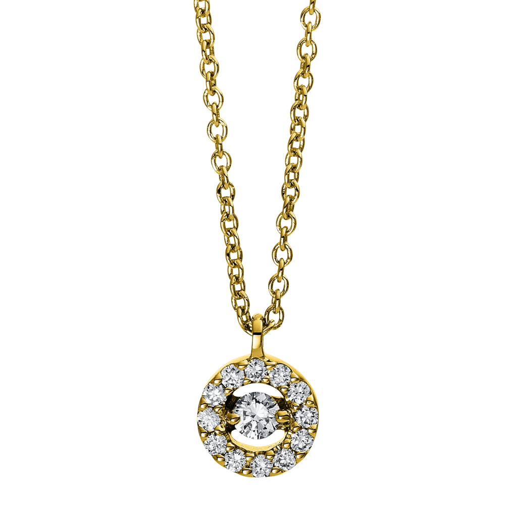 Brogle Classic necklace with diamond pendant