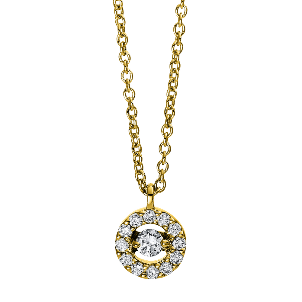 Brogle Classic necklace with diamond pendant Brogle Classic necklace with diamond pendant