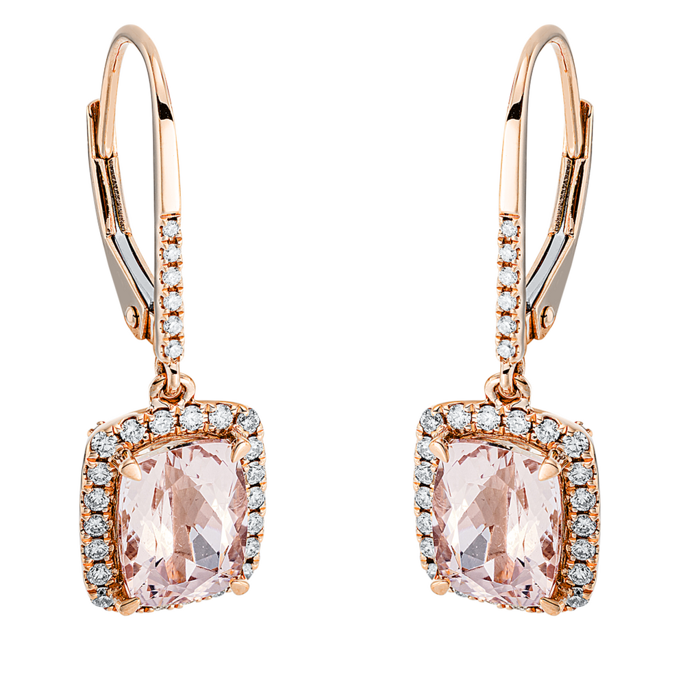 Brogle Selection Felicity morganite earrings