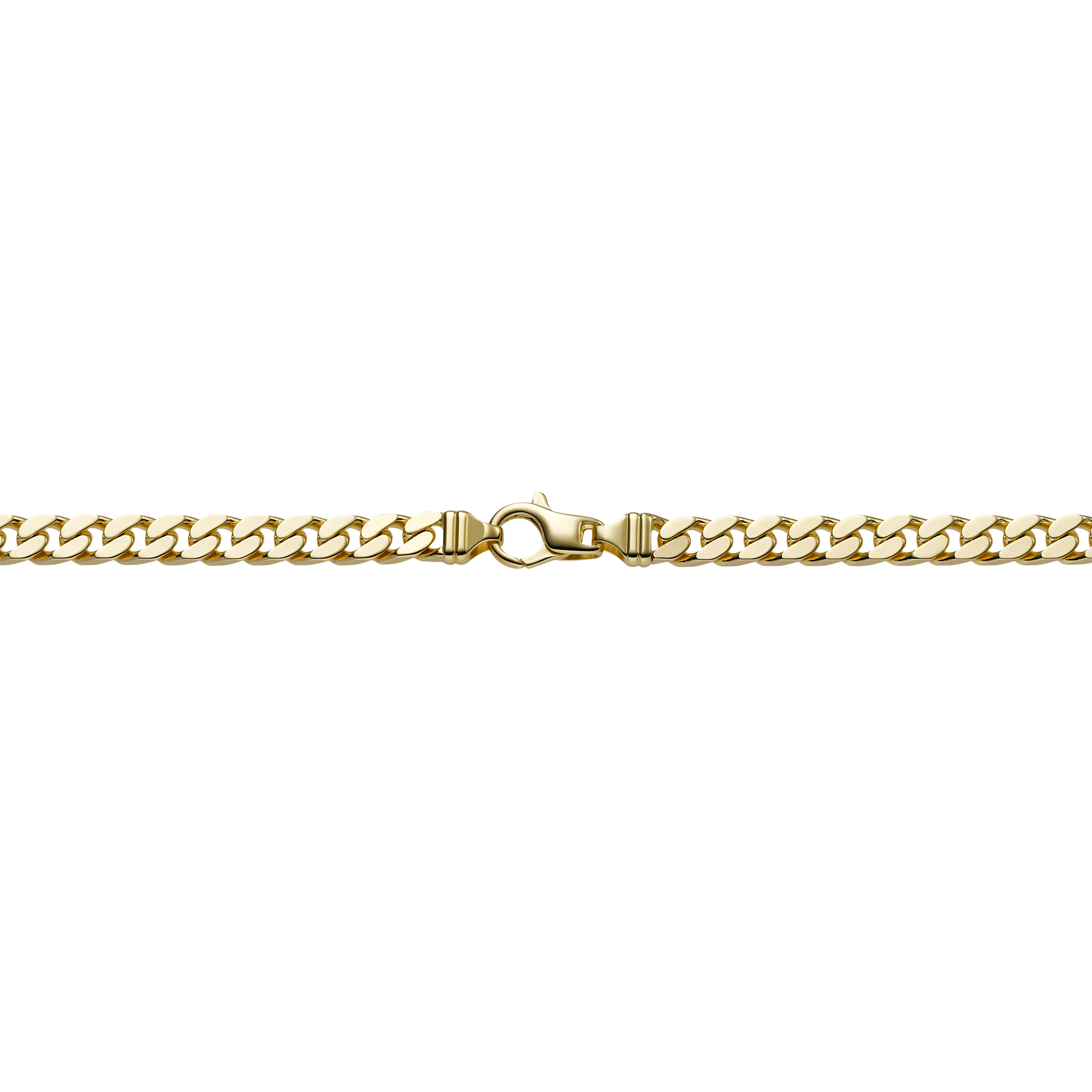 Brogle Classic curb chain 4-sided diamond-coated 7mm Brogle Classic curb chain 4-sided diamond-coated 7mm