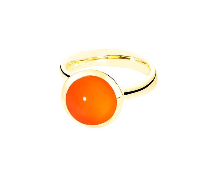 Tamara Comolli Bouton Carnelian L Ring Tamara Comolli Bouton Carnelian L Ring