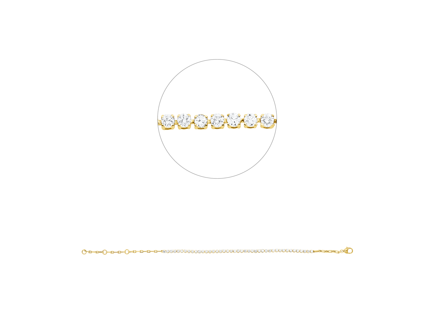 Brogle Classic tennis bracelet