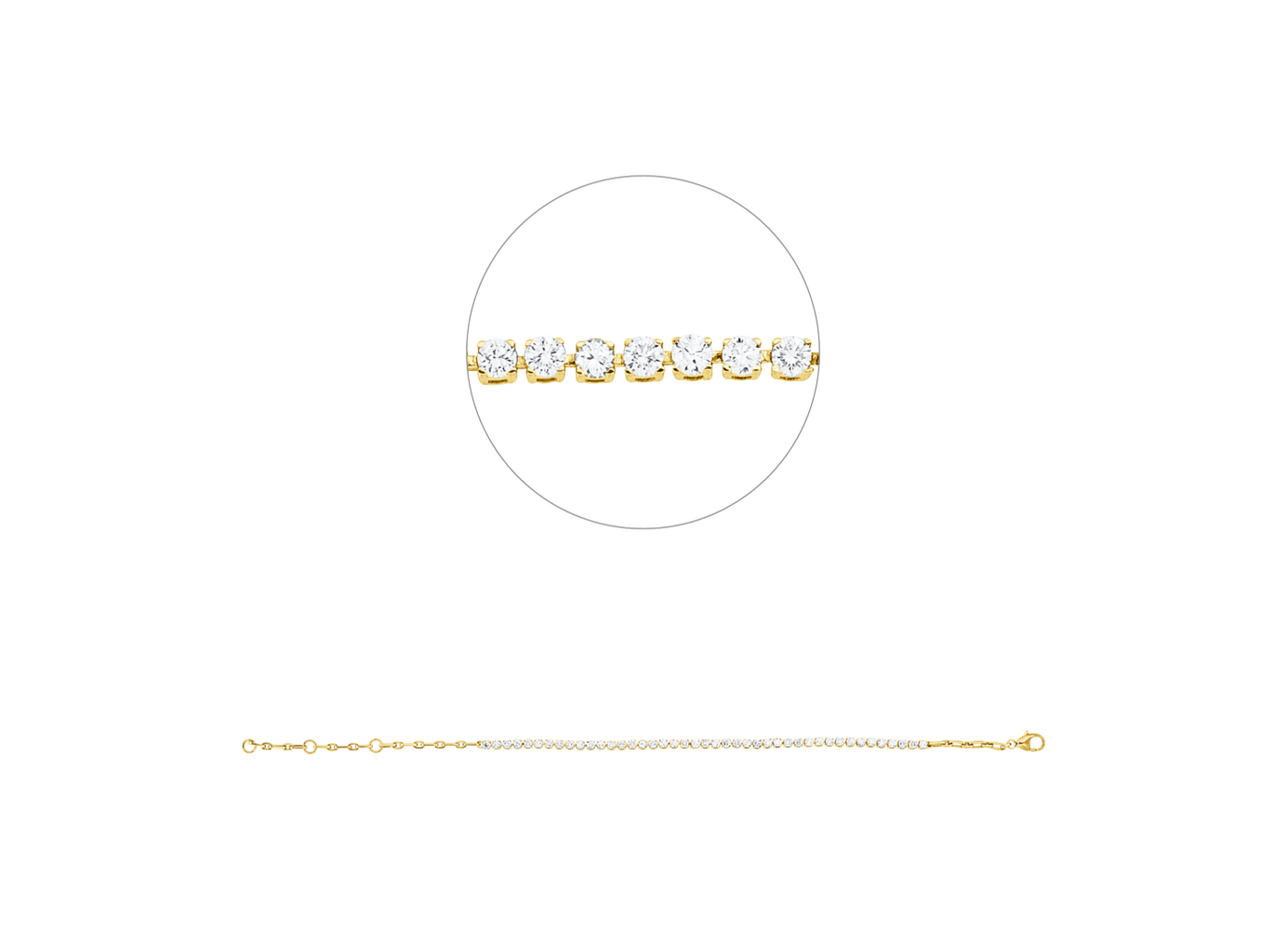 Brogle Classic tennis bracelet
