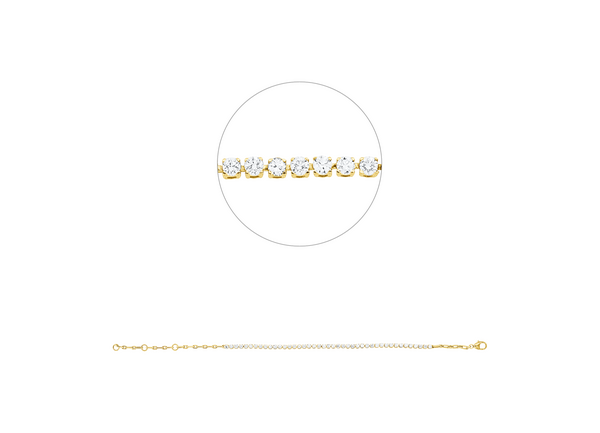 Brogle Classic tennis bracelet