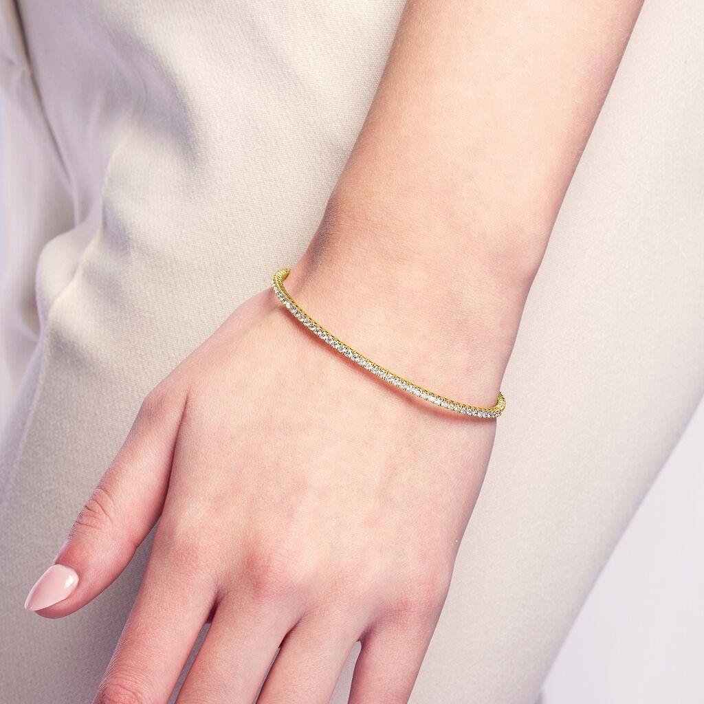 Brogle Selection flexible tennis bracelet Brogle Selection flexible tennis bracelet