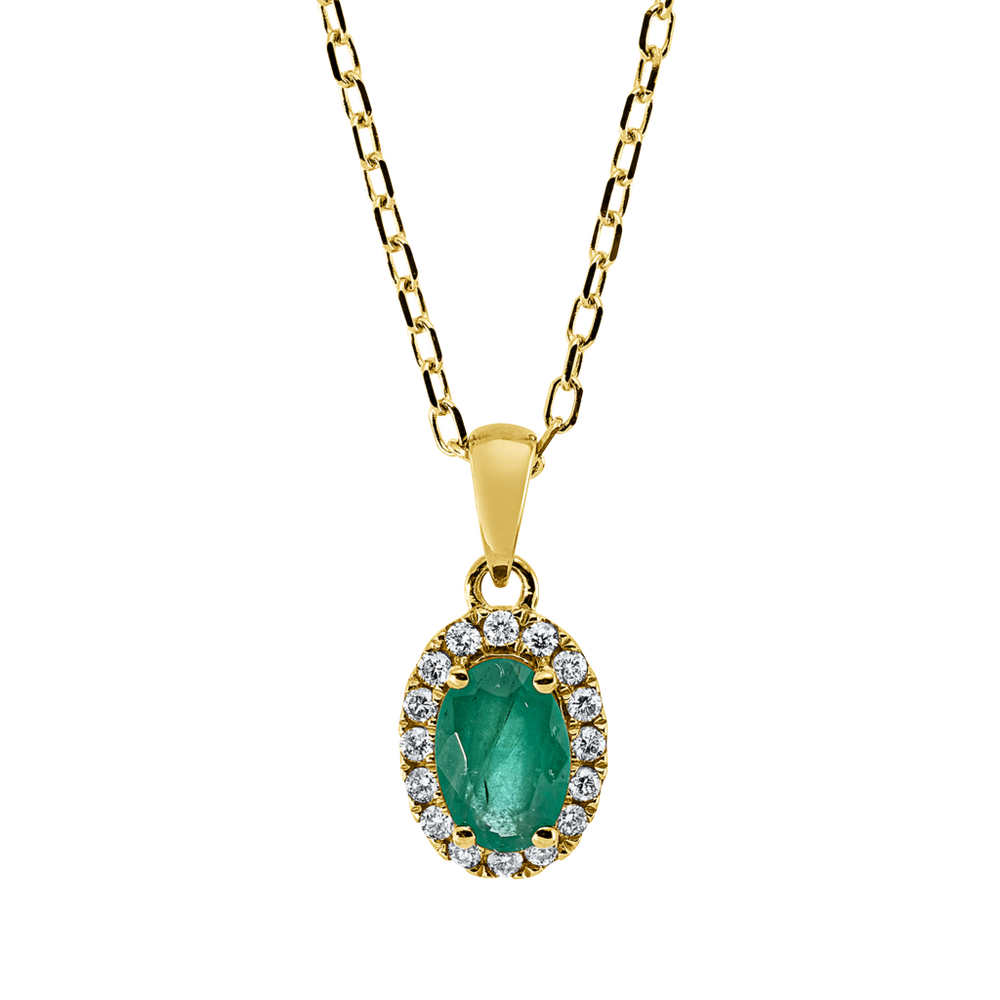 Brogle Classic Kette mit Smaragdanhänger Brogle Classic Kette mit Smaragdanhänger