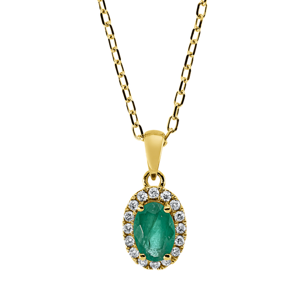 Brogle Classic Kette mit Smaragdanhänger Brogle Classic Kette mit Smaragdanhänger