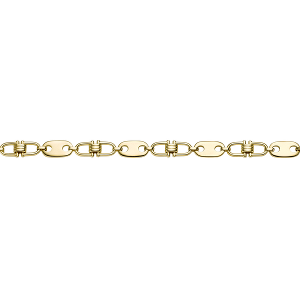 Brogle Classic plate stirrup necklace 11mm