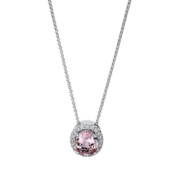 Brogle Classic Kette mit Morganitanhänger