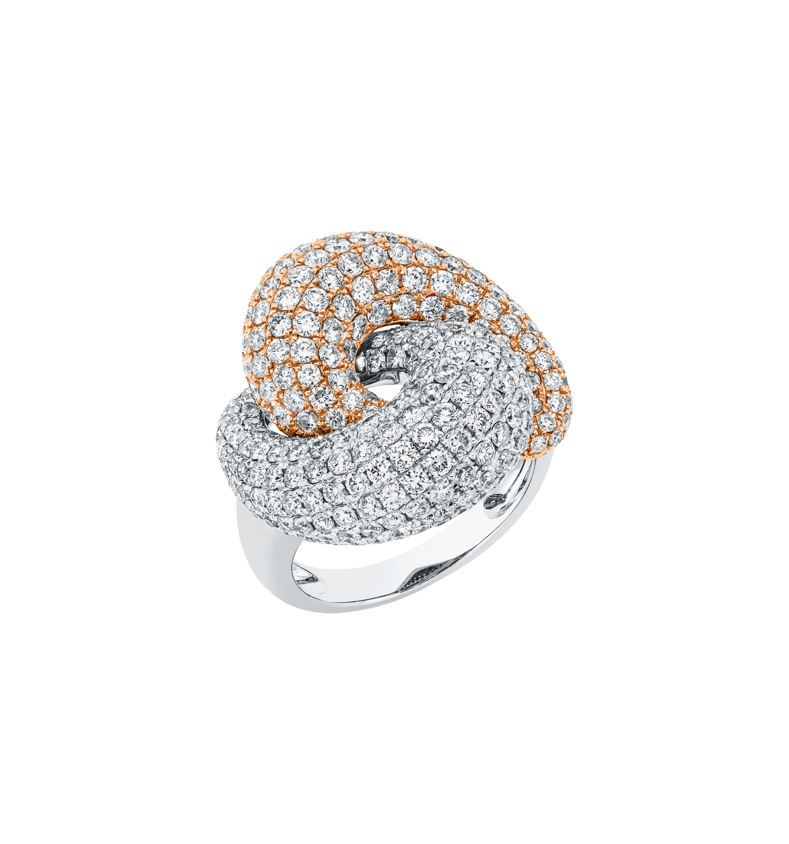 Brogle Selection Bicolor diamond ring