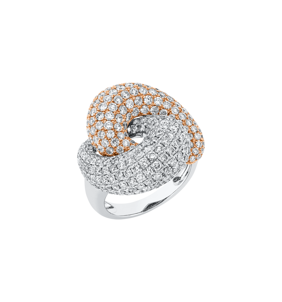 Brogle Selection Bicolor diamond ring