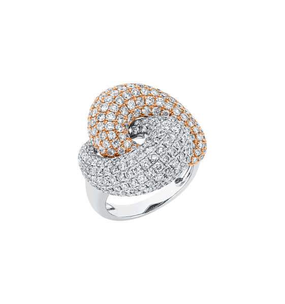 Brogle Selection Bicolor diamond ring