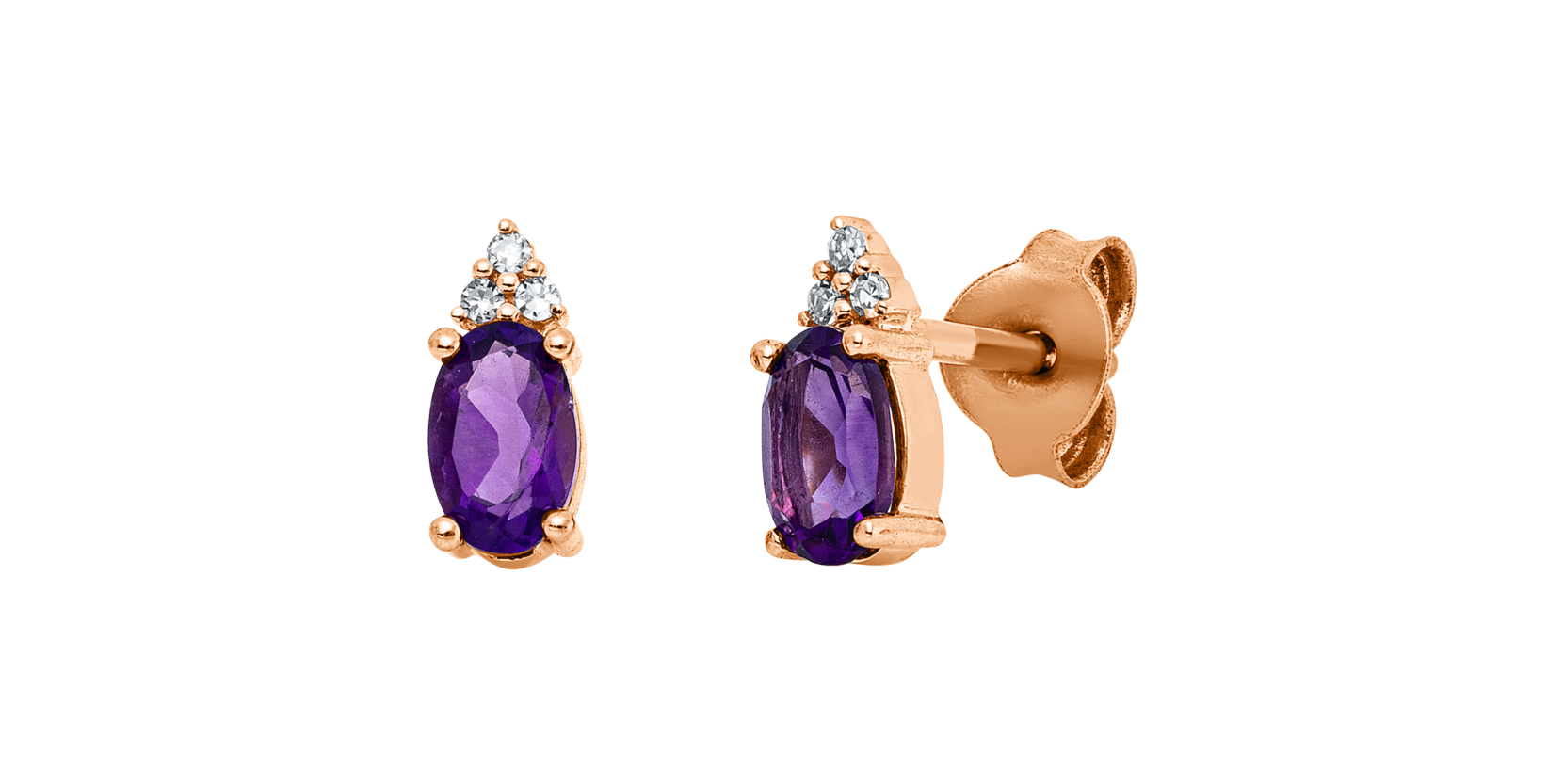 Brogle Classic Amethystohrstecker Brogle Classic Amethystohrstecker