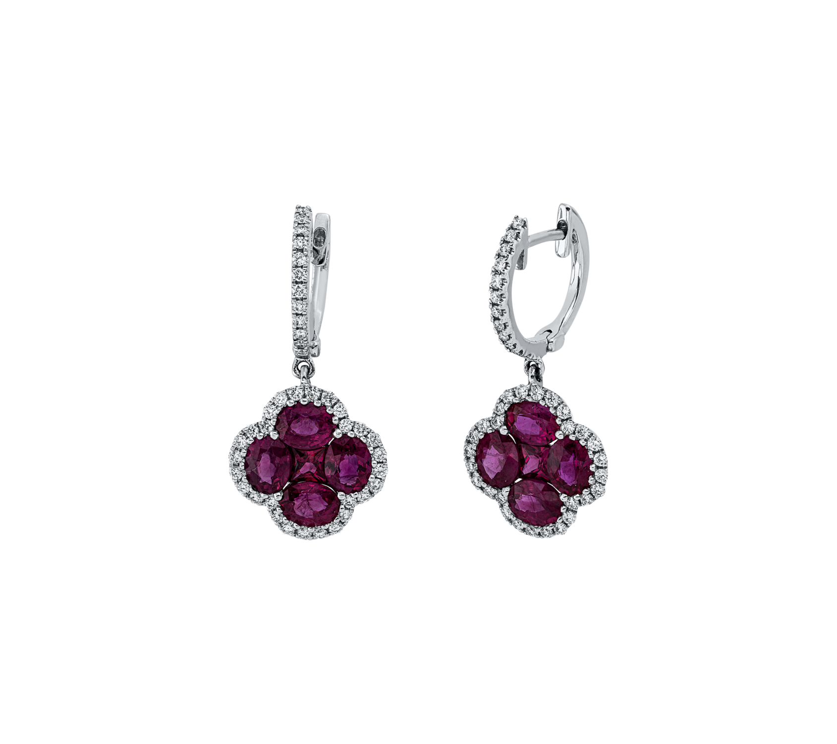 Brogle Classic Rubinohrhänger