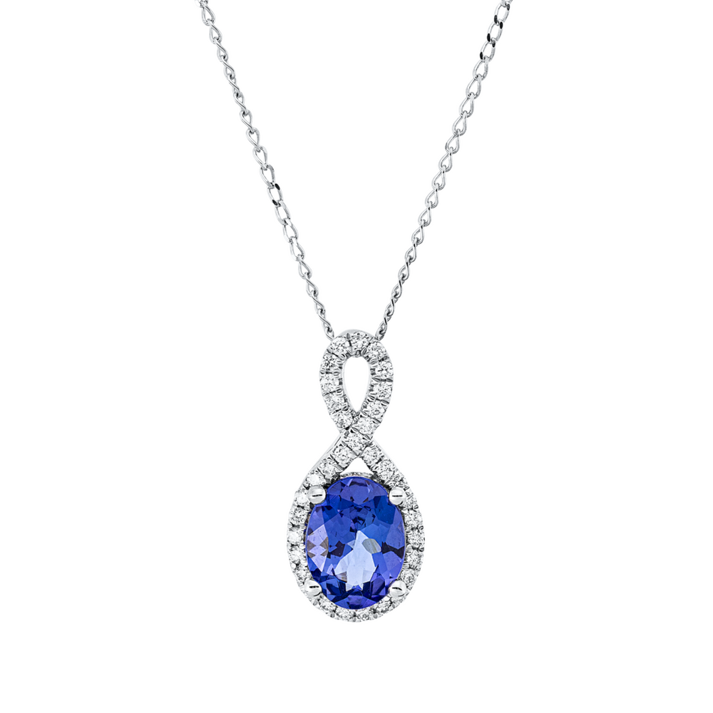 Brogle Classic necklace with tanzanite pendant