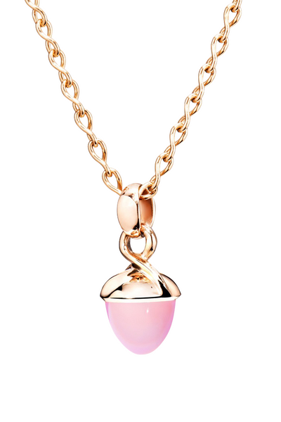 Tamara Comolli Mikado Bouquet Pink Chalcedony Pendant