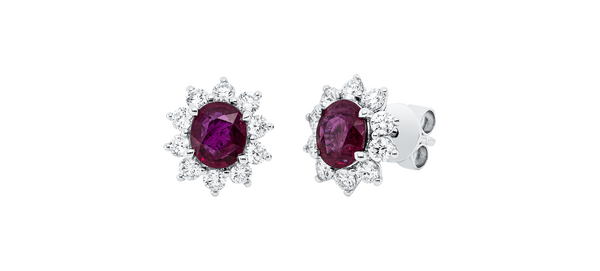 Brogle Selection ruby stud earrings