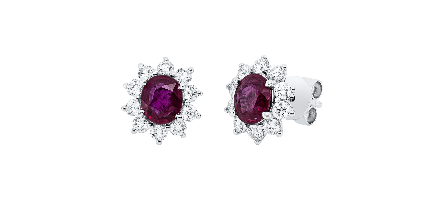 Brogle Selection ruby stud earrings Brogle Selection ruby stud earrings