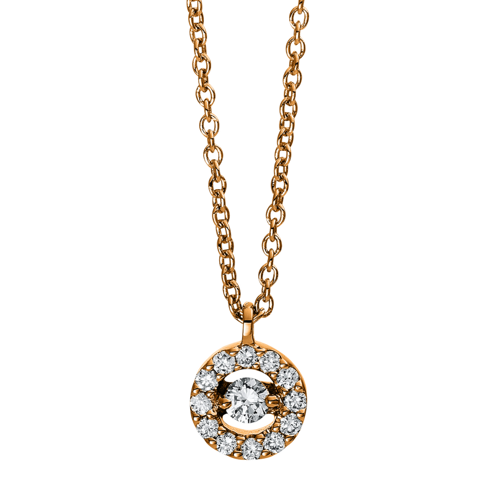 Brogle Classic necklace with diamond pendant Brogle Classic necklace with diamond pendant