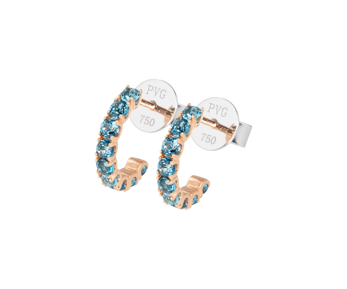 Ponte Vecchio Gioielli Iris hoop earrings
