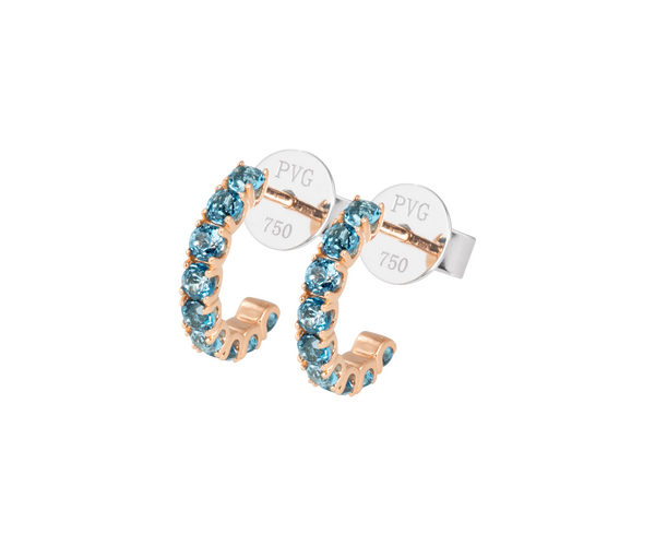 Ponte Vecchio Gioielli Iris hoop earrings