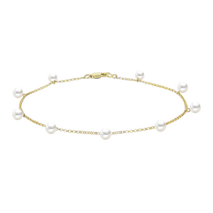 Brogle Selection Ocean freshwater pearl bracelet