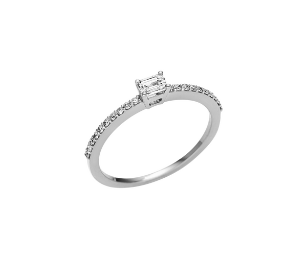Brogle solitaire ring