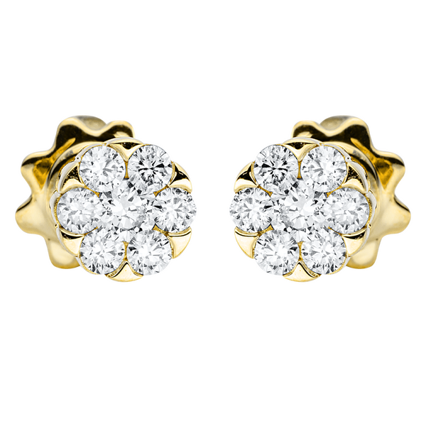 Brogle Selection Illusion diamond stud earrings