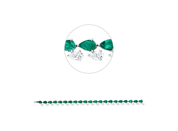 Brogle Selection emerald bracelet Brogle Selection emerald bracelet