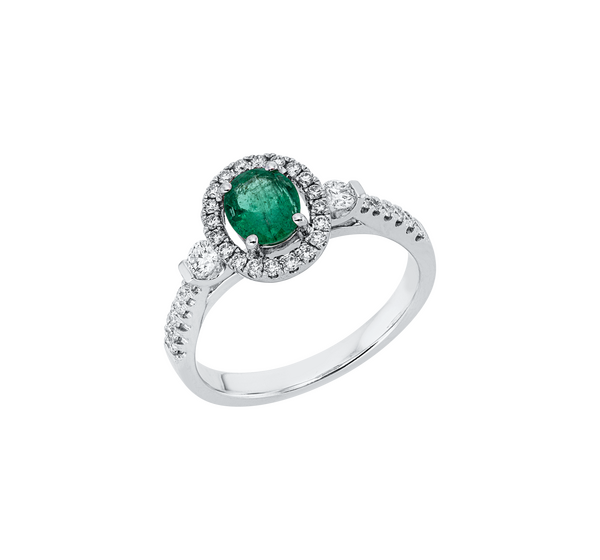 Brogle Classic emerald ring