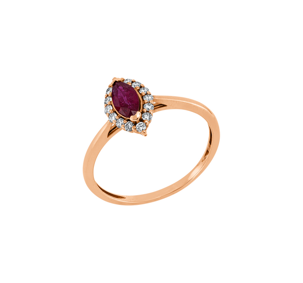 Brogle Classic ruby ring