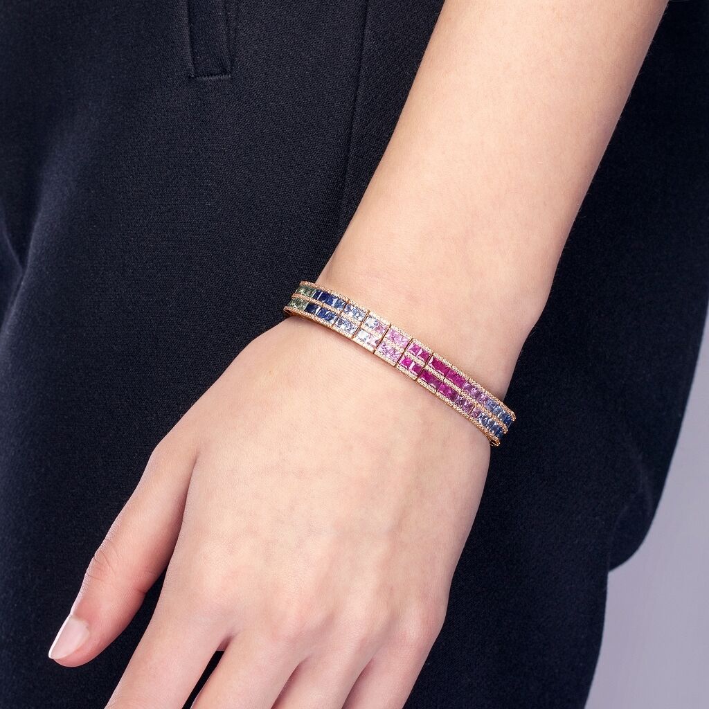 Brogle Selection Saphirarmband Rainbow Brogle Selection Saphirarmband Rainbow