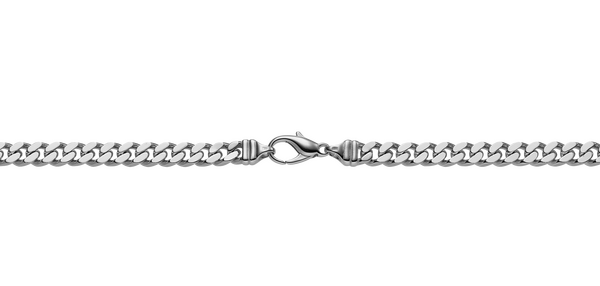 Brogle Classic Panzerarmband 4-seitig diamantiert 6mm